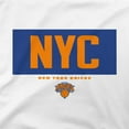thumbnail image 4 of Men's Stadium Essentials White New York Knicks Crossbar T-Shirt, 4 of 4