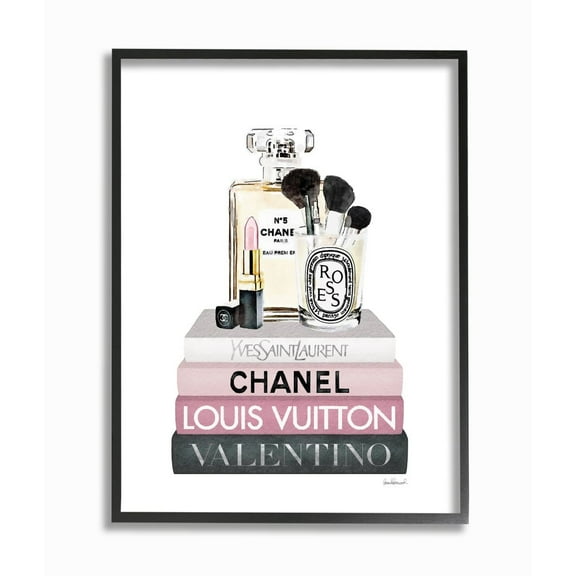 Stupell Industries Fashion Essentials above Glam Designer Books Designed by Amanda Greenwood