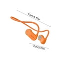 thumbnail image 2 of LACKUST Neckband Ear Hook Sport Headphones, Open-Ear Bluetooth 5.2, Low Latency, Type-C Fast Charging, 8-Hour Battery, Orange, 2 of 4