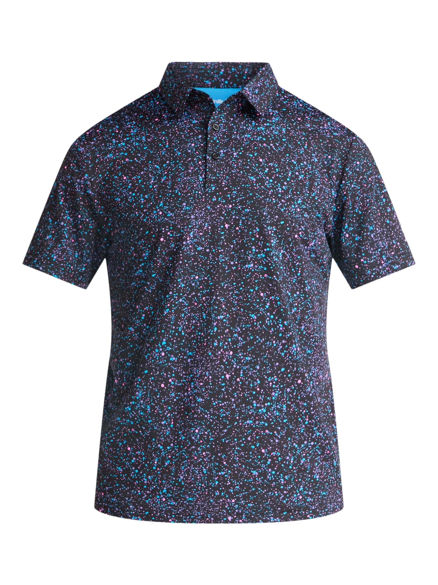 Birdie Bound Men's Novelty Print Golf Polo Shirt, Sizes S-3XL