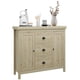 thumbnail image 1 of Kitchen Sideboard Cabinet Buffet with Heavy Duty Wooden Structure, 3 Drawers and 2 Doors with Ample Storage Space, 1 of 5