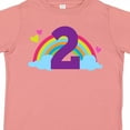thumbnail image 4 of Inktastic 2nd Birthday Rainbow Cute Girls Girls Toddler T-Shirt, 4 of 5