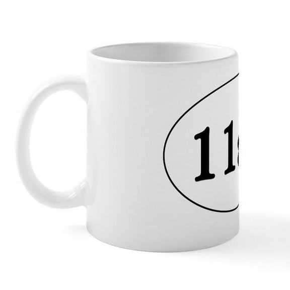 CafePress - 1111 Mug - 11 oz Ceramic Mug - Novelty Coffee Tea Cup