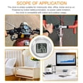 thumbnail image 2 of Kenally Reloj de salpicadero, accesorios de ciclismo ABS, suministros multiusos de precisión para coche, reloj adhesivo resistente al agua, temporizador Type6 NO6 Kenally VI009058-01, 2 of 6