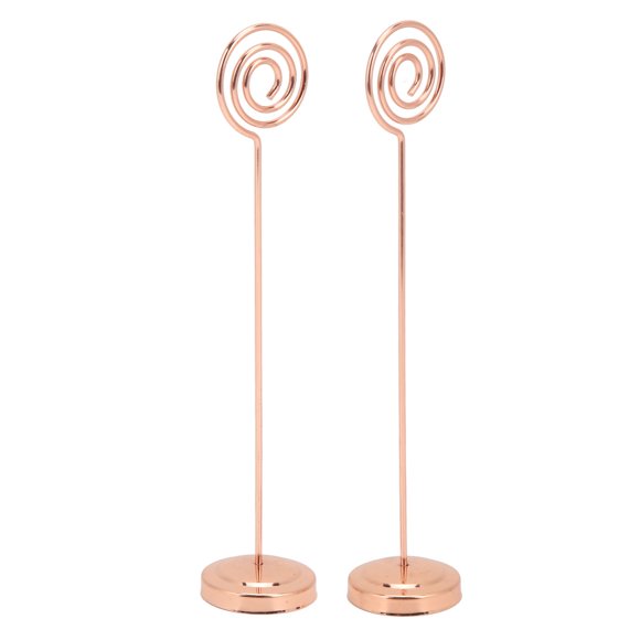 Table Number Holder, Metal Steady Electroplating Technology Table Number Stands For Wedding Office For Anniversary Party Rose Gold,Gold