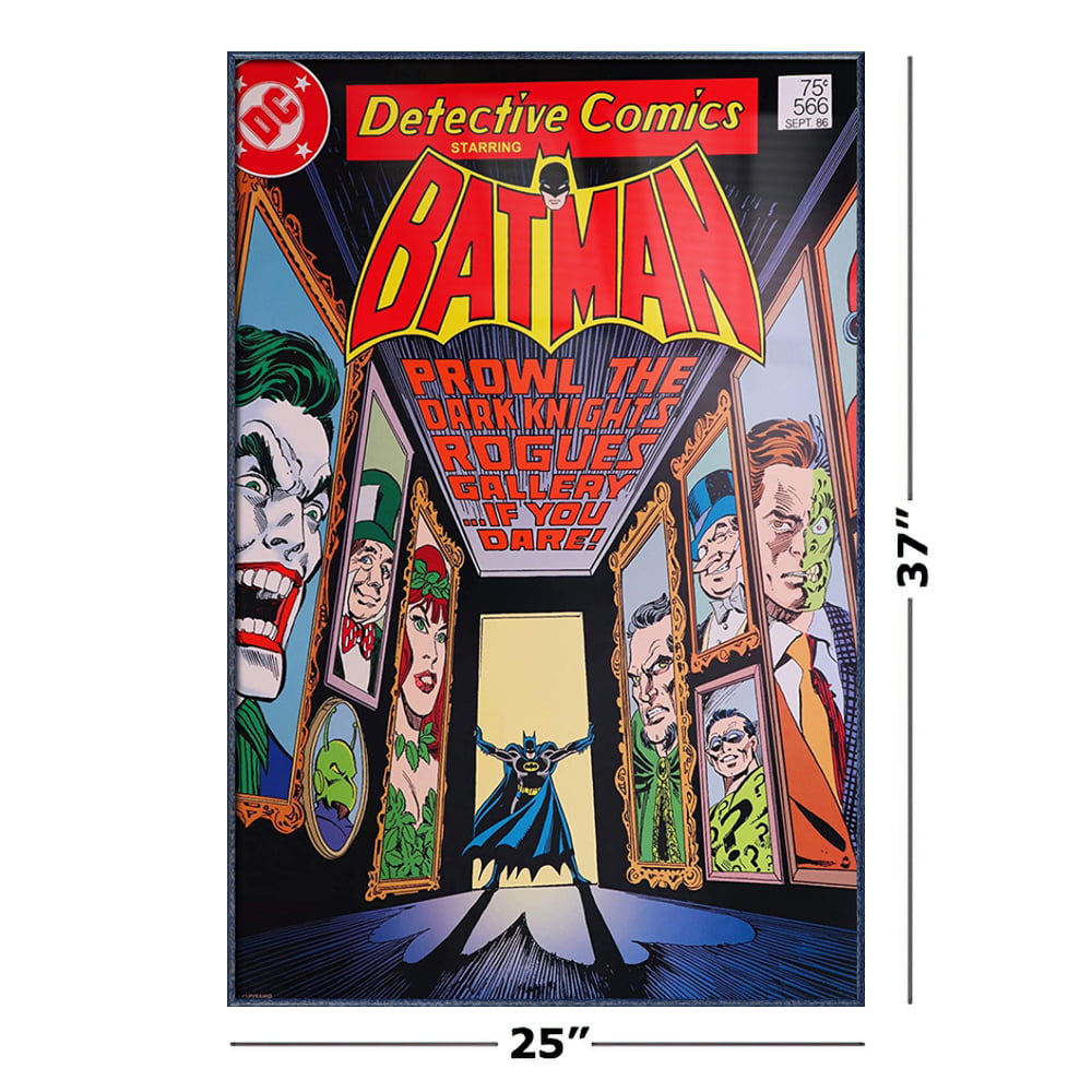 Batman - Framed DC Comics Poster (Rogues Gallery - The VIllains) (Size: 25