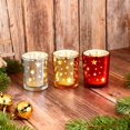 thumbnail image 2 of Christmas Tea Light Candle Holders, Star Glass Tealight Candle Holder, Christmas Votive Candle Holders for Table Centerpiece Home Wedding Party Valentine's Day Decorations Gifts 3PC, 2 of 9