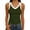*1-Army Green, variant on Women's Y2k Halter Neck Ribbed Tank Top,Ladies Slim Sleeveless Basic Cami,Going Out Tops For Women,Army Green,S-2XL