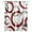 Red, variant on Turquoise Grey Blackout Curtains for Bedroom Living Room Darkening Curtains 63 Inches Long Geometric Circle Modern Abstract Simple Art Window Curtain 2 Panels Set Window Treatment Drapes 42"x63"