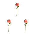 thumbnail image 4 of Baohd 1/2/3/5 10pack/lot Realistic Appearance Artificial Flower For Party Decor And Home Decor Deep Pink 3PCS, 4 of 6