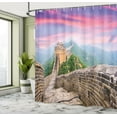 thumbnail image 5 of Ambesonne China Shower Curtain, Fantasy Sky, 69"Wx75"L, Multicolor, 5 of 5