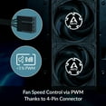 thumbnail image 4 of ARCTIC P8 Max High-Performance 80 mm case Fan, PWM Controlled 500-5000 RPM, Double Ball Bearing - Black, 4 of 7