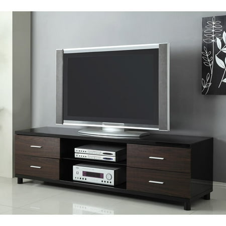 Black Sleek Contemporary TV Console for TVs up to 65″ Black Sleek Contemporary TV Console for TVs up to 65″