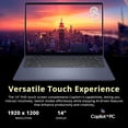 thumbnail image 5 of Dell 14" 2K 2-in-1 Touchscreen Laptop, AMD Ryzen AI 7 350, 16GB RAM, 2TB Storage (1TB SSD+1TB Dock Station Set), AMD Radeon Graphics, Copilot+ PC, Backlit Keyboard, Fingerprint Reader, Win 11, Blue, 5 of 9