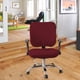 thumbnail image 3 of Paquete de 2 cubiertas de silla de oficina lavable extraíble estiramiento polvo a prueba de polvo de silla universal silla de silla de silla conjunto rojo, 3 of 9