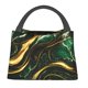 thumbnail image 1 of Fotbe Green Marble Bolsa Térmica Portátil con Estampado, Bolsa de Entrega de Alimentos Aislada, Bolsa Reutilizable de Gran Capacidad para Comidas y Supermercado, 1 of 6