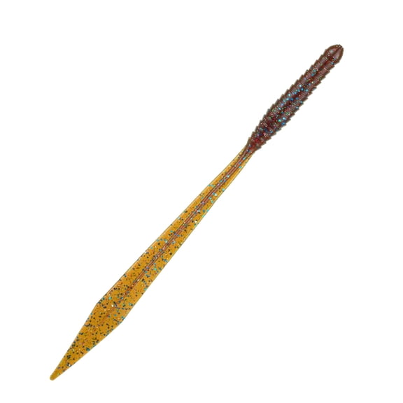 6th Sense – Ridge Worm 10 Soft Plastic Worm, High-Displacement Versatile Bass Bait, Made in the USA