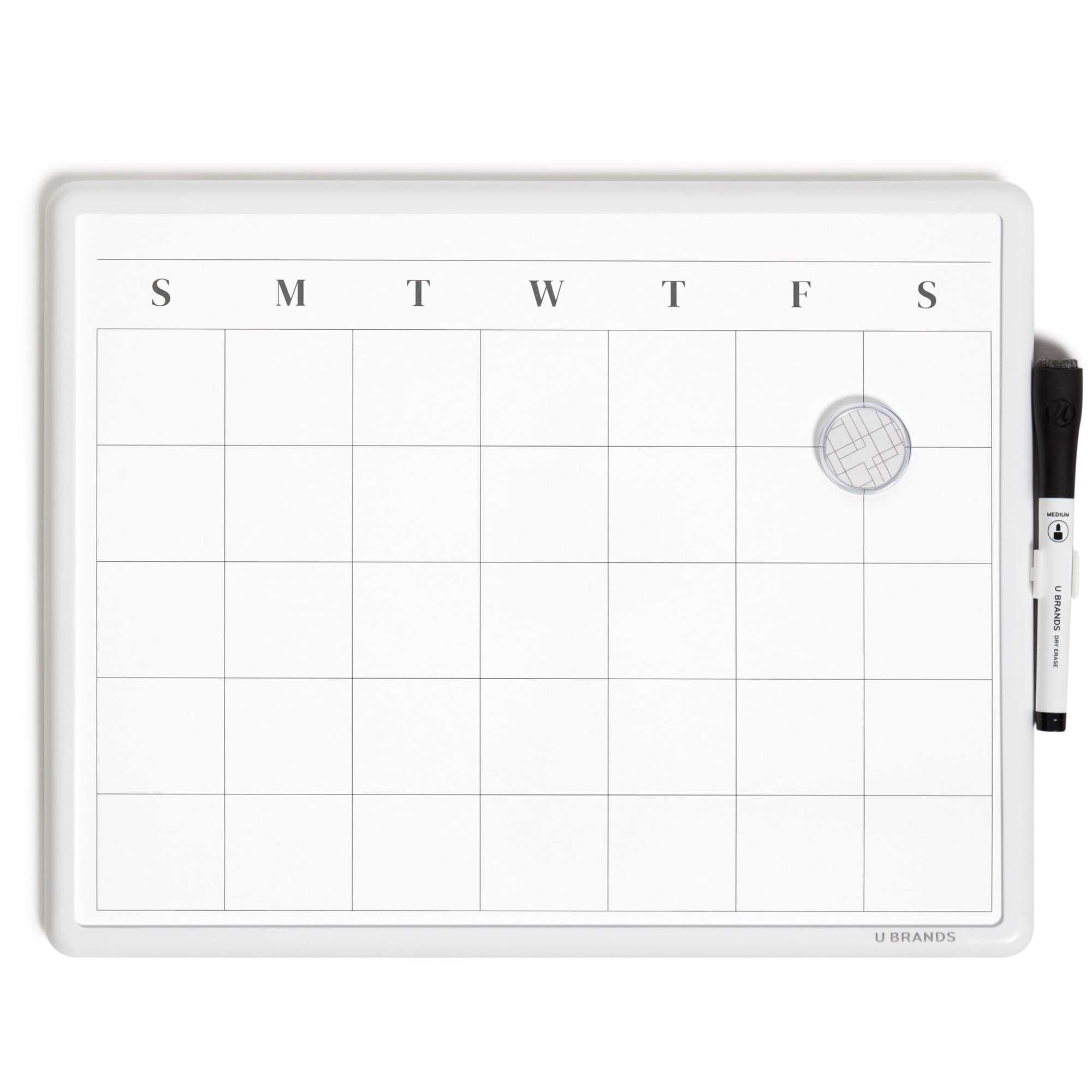 U Brands 11x14 Contempo Frame Dry Erase Calendar
