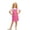 00-Hot Pink612, variant on WOYY Girls Polka Dot Jumper Dress Casual Sleeveless Overall Dress with Pockets, Sizes 4-13