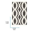 thumbnail image 3 of Livabliss Area Rugs for Living Room, 5x7 Azilal Global Black Rug, Bedroom Dining Room Home Decor Stain Resistant Carpet (5'3" x 7'), 3 of 8