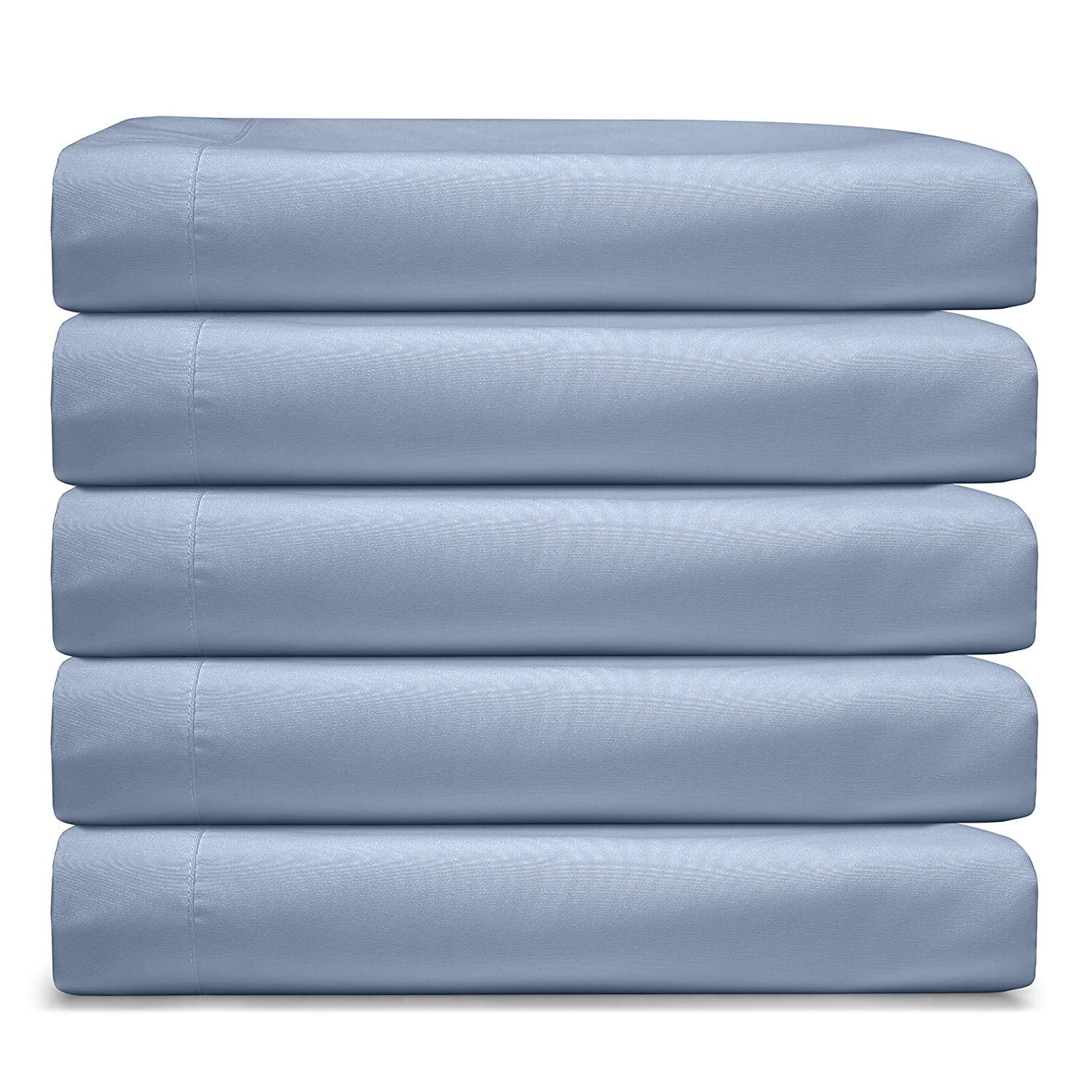 Clara Clark RV/Short Queen 6-Piece Bed Set for Campers - Deep Pocket Fitted Sheet Luxury Soft Microfiber, Navy Blue