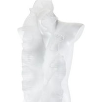 10 Yards Polyester Pleated Lace Trim Ruffled Lace Ribbon for Garment Accessories White 4-3/4 inch(120mm)