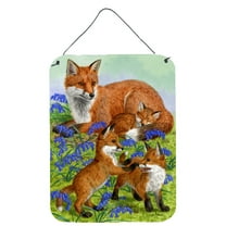 Fox Family Wall or Door Hanging Prints