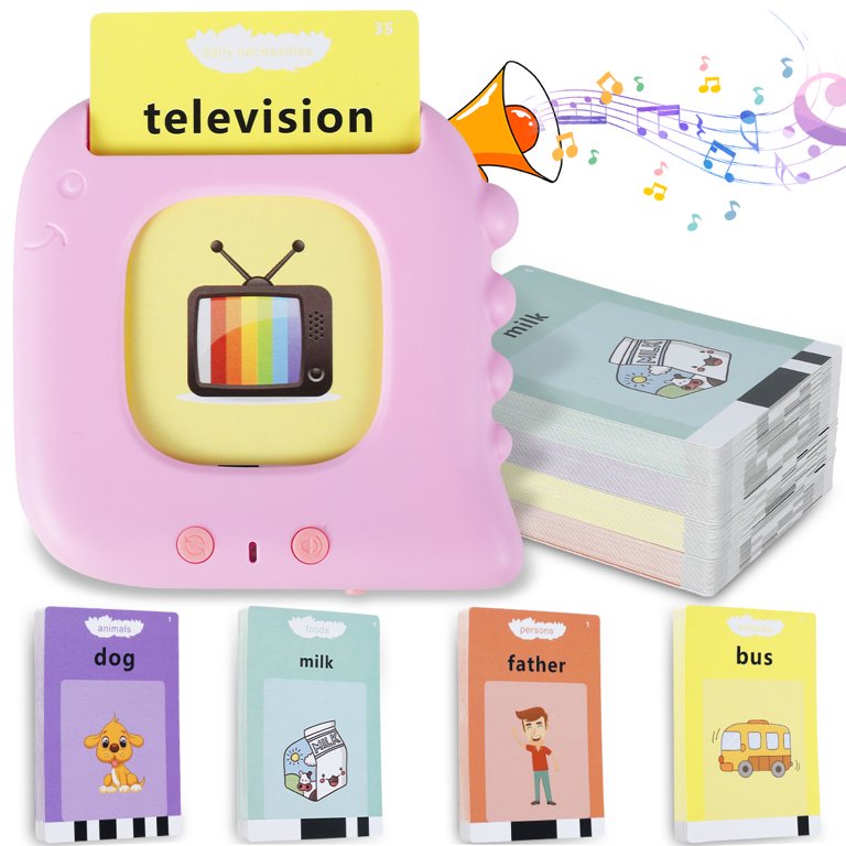 Educational Toy for Toddlers Age 1 2 3,Talking Flash Cards with 224