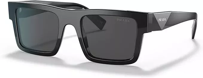 Prada Sunglasses Black Dark Grey Acetate for Women - Walmart.com display picture 1