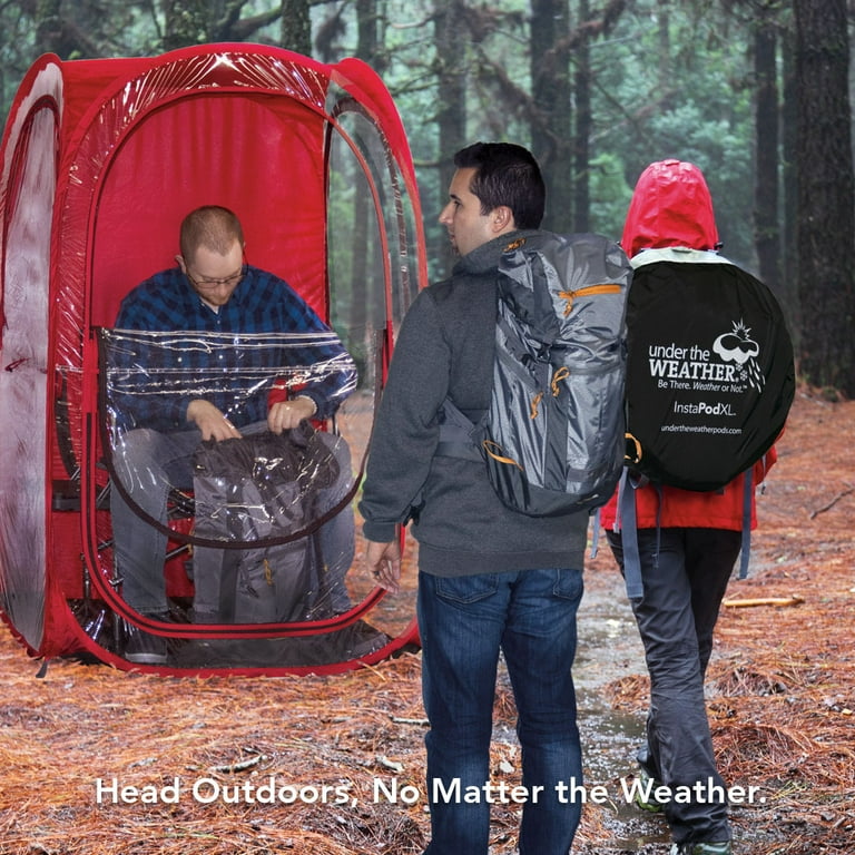 Under the top weather megapod