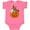 Hot Pink, variant on Inktastic Halloween Kitties in Pumpkin Boys or Girls Baby Bodysuit