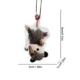 thumbnail image 4 of Possum Car Charm - 2025 New Opossum Gifts Rearview Mirror Accessory Swinging Car Ornament,Cute Car Mirror Aesthetic Decor Hanging Pendant Accessories Things,Cool Car Dashboard Decorations(A), 4 of 9