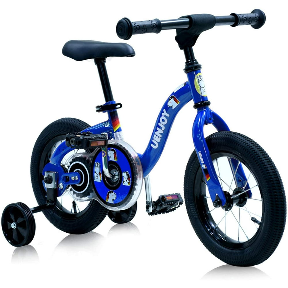 Uenjoy 2 in 1 Kids Bike&Balance Bike with Detachable Training Wheels,12