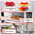 thumbnail image 3 of Juego de 5 Contenedores de Vidrio para Alimentos VERONES de 36 oz Herméticos, 3 of 7