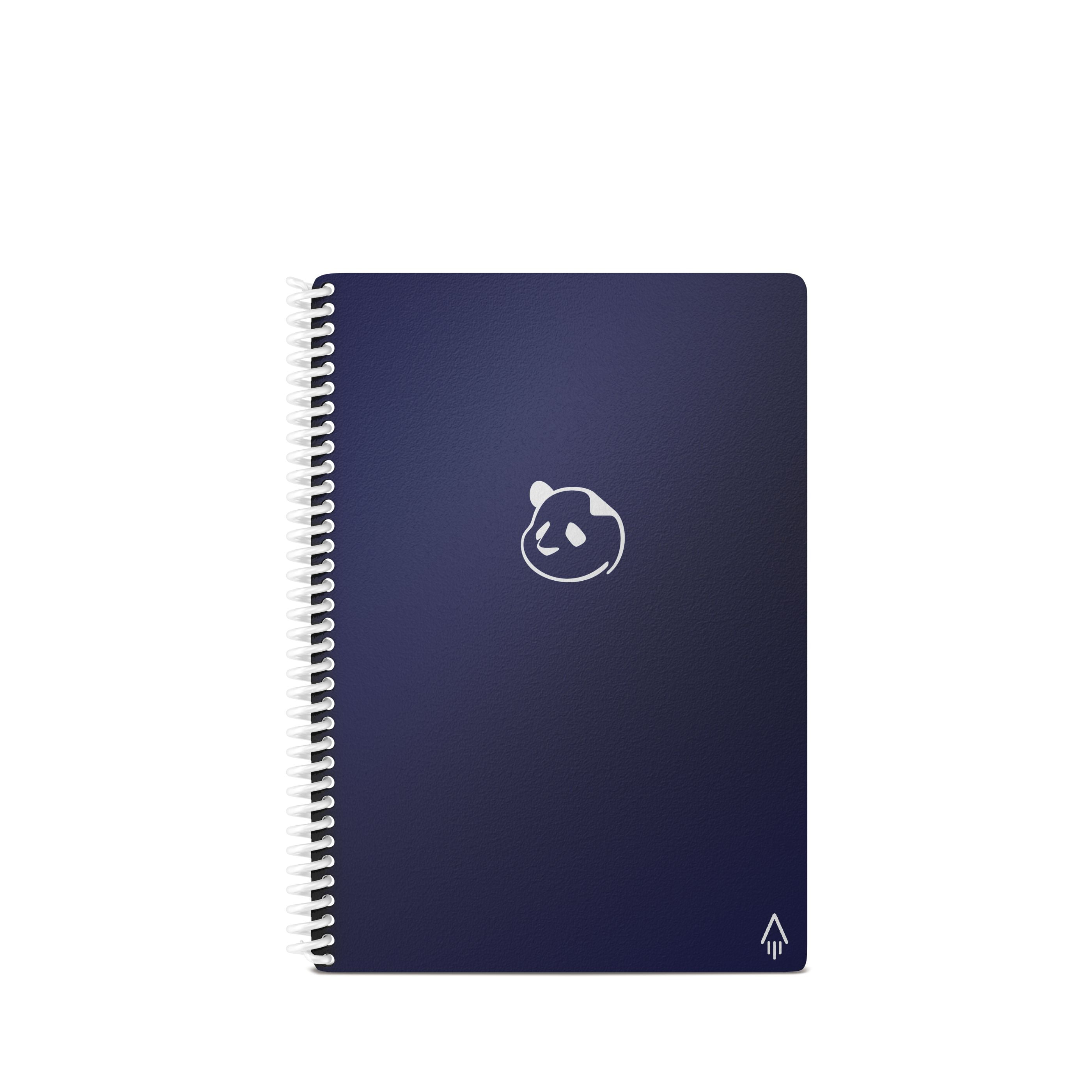 Rocketbook Reusable and Sustainable Smart Spiral Panda Planner, Undated - Blue - Executive Size Eco-friendly Notebook (6"x 8.8") - Daily, Weekly, Monthly Planner Pages wi