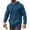 001_Blue, variant on Mens Hoodies Long Sleeve Waffle Knit Textured Hooded Sweatshirt Fashion Drawstring Loose Fit Pullover Plain Fall Winter Streetwear