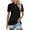 #006-Black, variant on XDDLITP Women's Polo Shirts Solid Color Short Sleeve Lapel Tops Buttons Graphic Collared Tees Comfy Blouses,Khaki XL