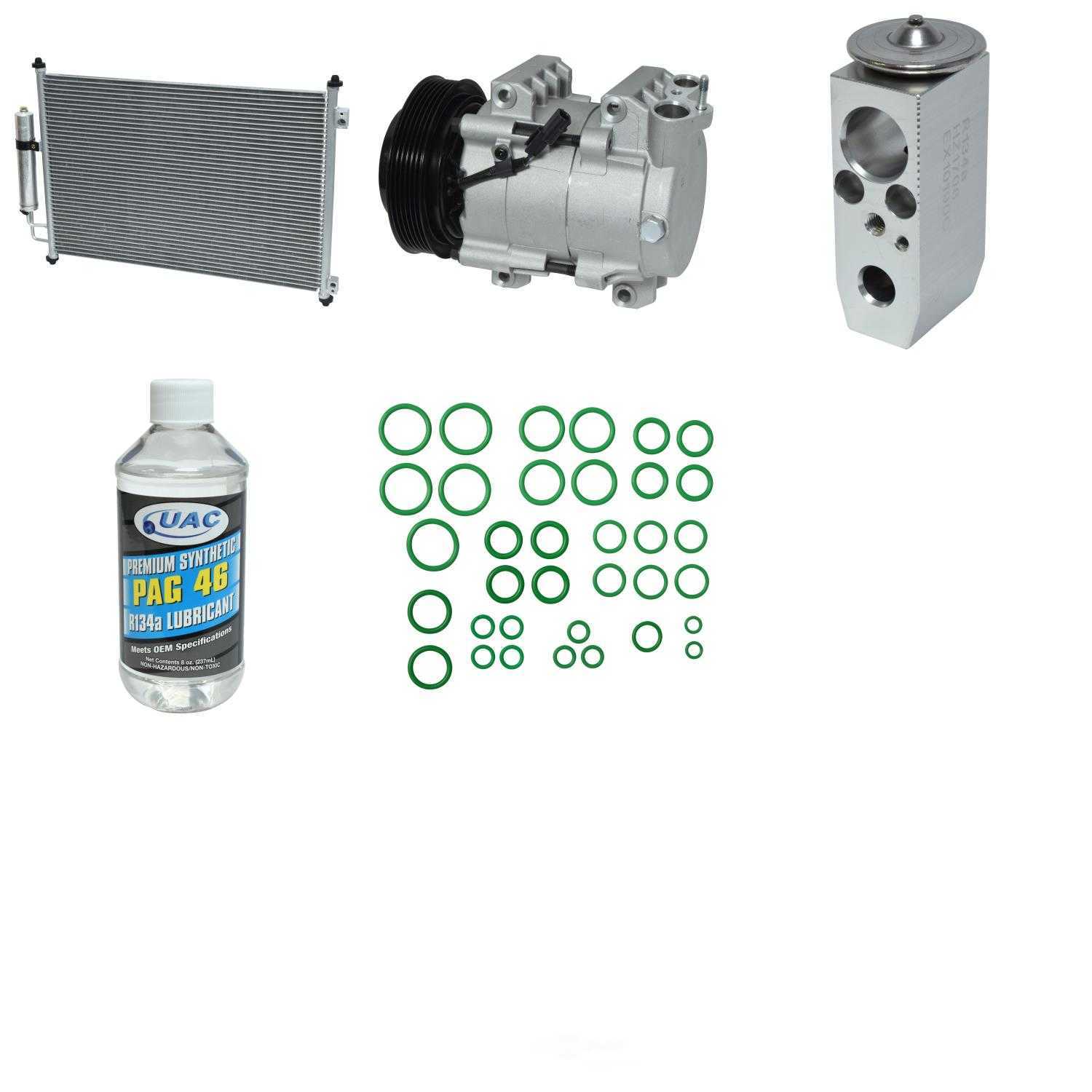 Uac Kt 4870A A/C Compressor And Component Kit, 1 Pack Fits select: 2008-2012 NISSAN ROGUE