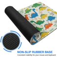 thumbnail image 6 of Long Mouse Pads for Desk,LightColor Cartoon Dinosaurs Pattern Desk Mats on Top Of Desks, Desk Mouse Pad Extra Large with 3mm Non-Slip Base and Stitched Edge for Gaming,Office,Work,Home 31.5"x11.8", 6 of 6
