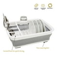thumbnail image 3 of Kitchen Details Collapsible Dish Rack, 3 of 6