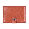 thumbnail image 2 of Titular de la tarjeta de crédito Cartera Estuche para tarjetas de visita portátil Monedero antirrobo para hombres para RFID (Albaricoque X68#), 2 of 14