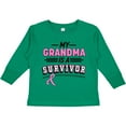 thumbnail image 3 of Inktastic My Grandma is a Survivor Breast Cancer Awareness Boys or Girls Long Sleeve Toddler T-Shirt, 3 of 5