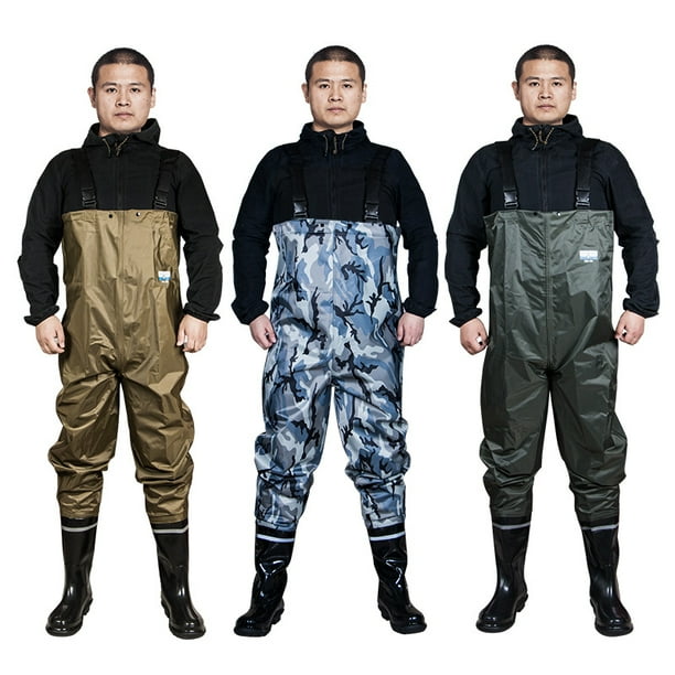 Raincoat Fisherman s Pants One piece dry fishing suit green
