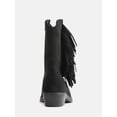 thumbnail image 3 of Weekend Academy Girls Fringe Western Ankle Boots, 3 of 6
