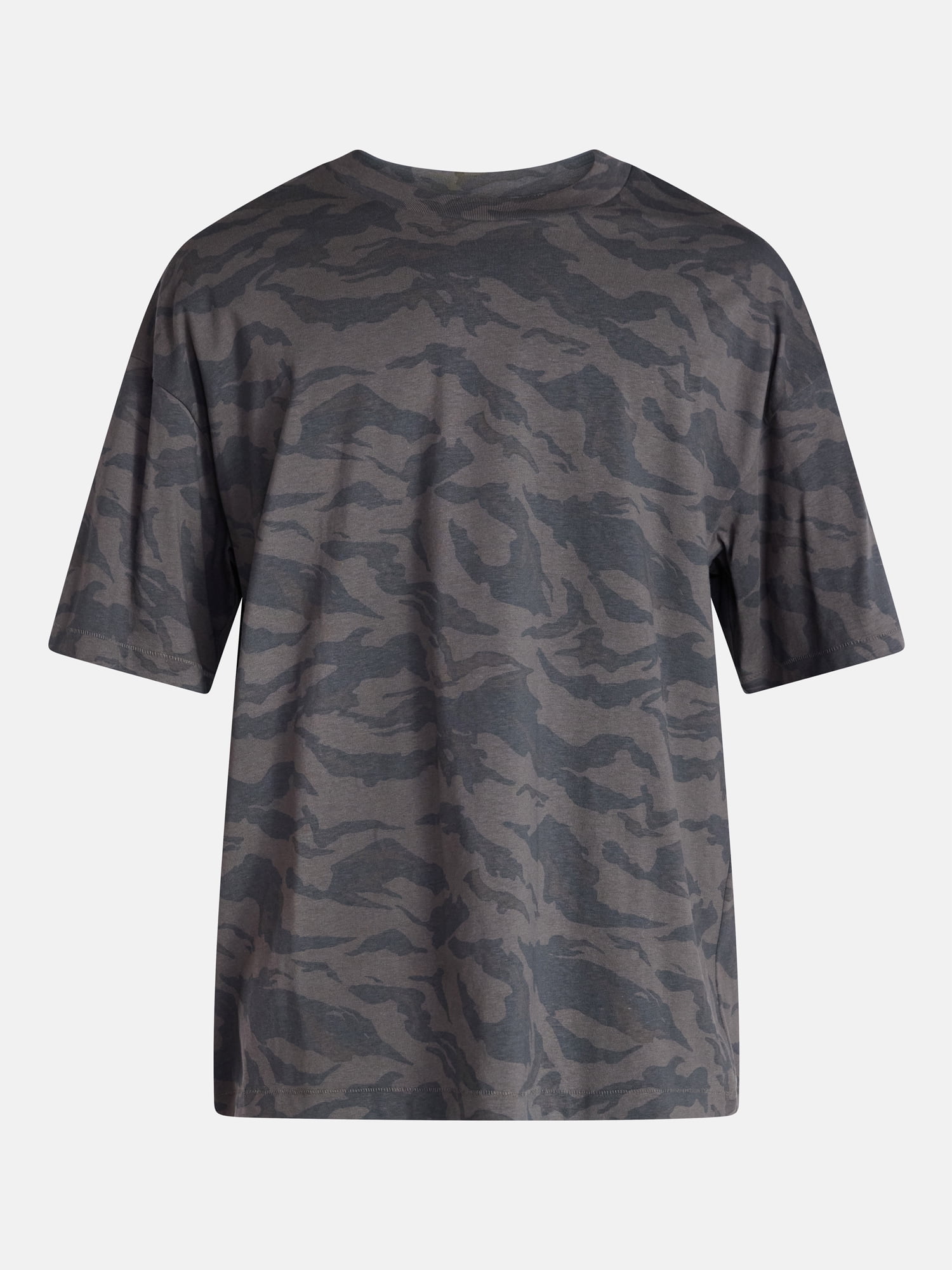 No Boundaries Men's Oversized Boxy Tee with Short Sleeves, XS-4XLT
