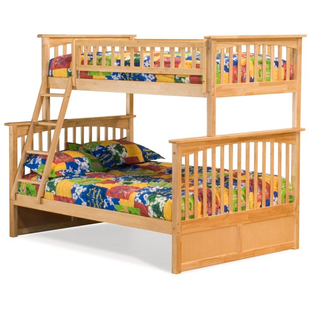 Atlantic Furniture Columbia Twin over Full Bunk Bed ...