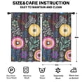thumbnail image 2 of Blackout Kids Curtains,Multicolor Cartoon Floral Pattern Childrens Insulated Curtains Set Of 2,Bedroom Essentials,Toddler Room Decor 52x84in(132x213cm), 2 of 5