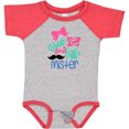 thumbnail image 3 of Inktastic Middle Sister to a Little Mister Girls Baby Bodysuit, 3 of 5