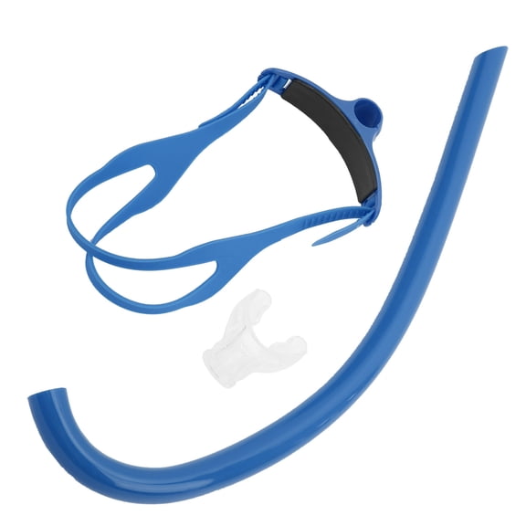 Natación Snorkel Frontal Montado Boquilla De Silicona Equipo De Entrenamiento Para Buceo Natación Silicona Negro