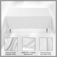 thumbnail image 5 of 10 Pack - Lann's Linens Polyester Tablecloth - 60" x 126" Rectangular - White, 5 of 7